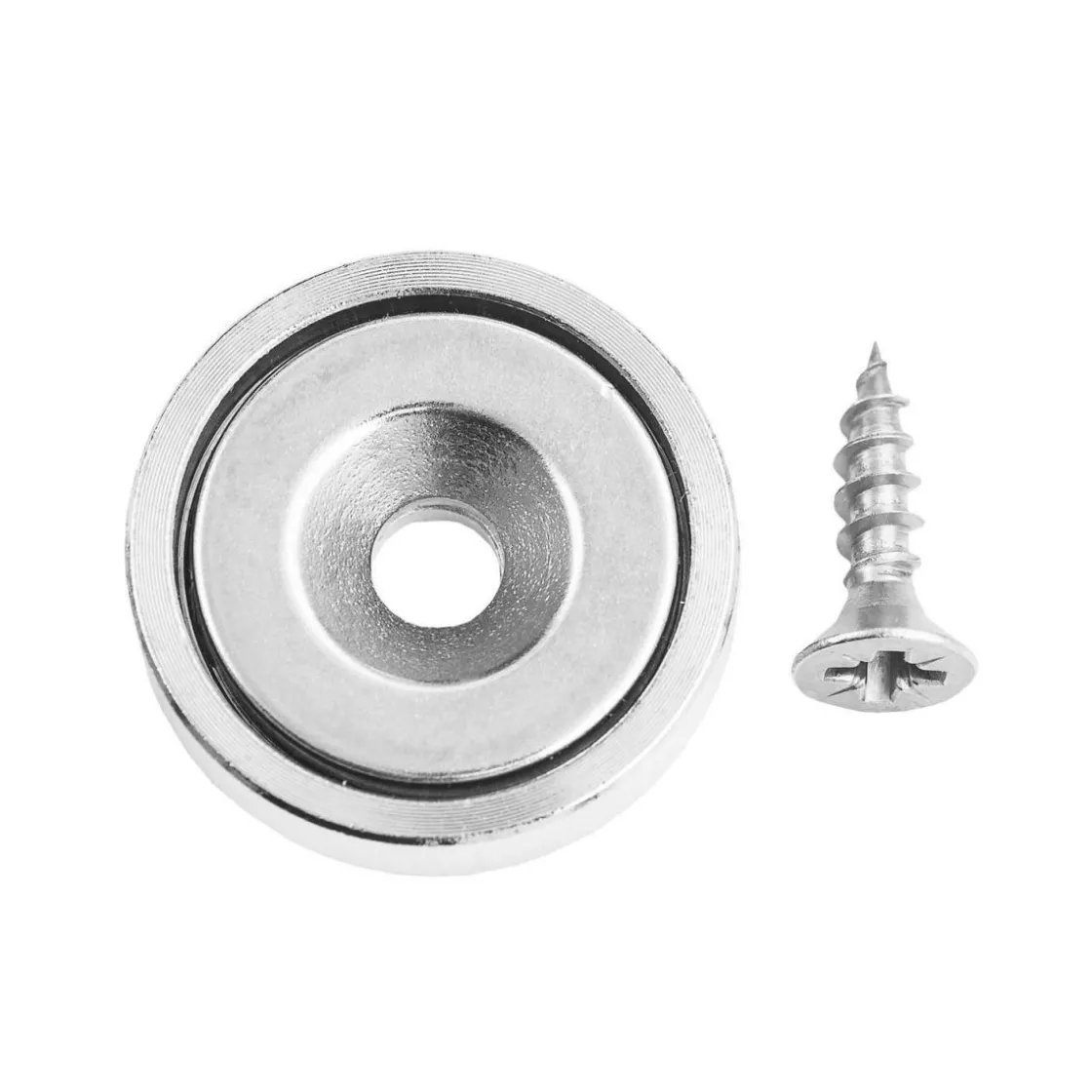 Magnet Neodym rund 25 x 7 x 5,5 mm vn 16 kg mit Senkkopflochung ^ Connex Clearance