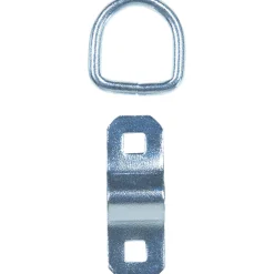 Zurröse mit D-Ring 9 x 3 cm ^ Connex New
