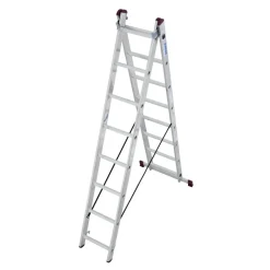 CORDA Mehrzweckleiter 2x8 Sprossen ^ Krause Hot