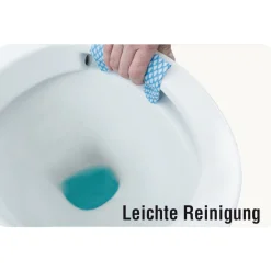 Flach Stand-WC spülrandlos Abgang waagerecht weiß ^ Cornat