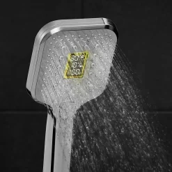 SMARTLY Handbrause chrom mit Echtzeit-Digitalanzeige ^ Cornat Outlet