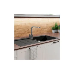 Spültischarmatur Temao, EHM-H, HD, graphitfarben ^ Cornat Hot
