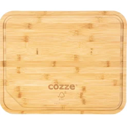 4-eckig Pizzaschneidebrett, Bambus430x350x20mm ^ COZZE Clearance