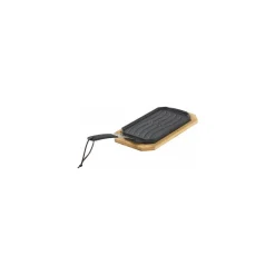 gusseiserne Pfanne, 16,5x33 cm,wendbare mit glattern/gerriltern Boden, ^ COZZE Clearance
