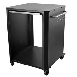 Outdoor-Tisch 60x60x83,5cmm/Ausziehtisch in Edelstahl u. 4 Raeder ^ COZZE