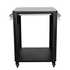 Outdoor-Tisch 60x60x83,5cmm/Ausziehtisch in Edelstahl u. 4 Raeder ^ COZZE