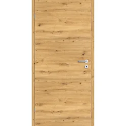 CPL-Zimmertür Eiche astig links 73,5 x 198,5 cm ^ Borne Best