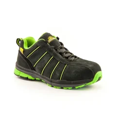 Damensicherheitshalbschuh S3 schwarz-grün ^ Best