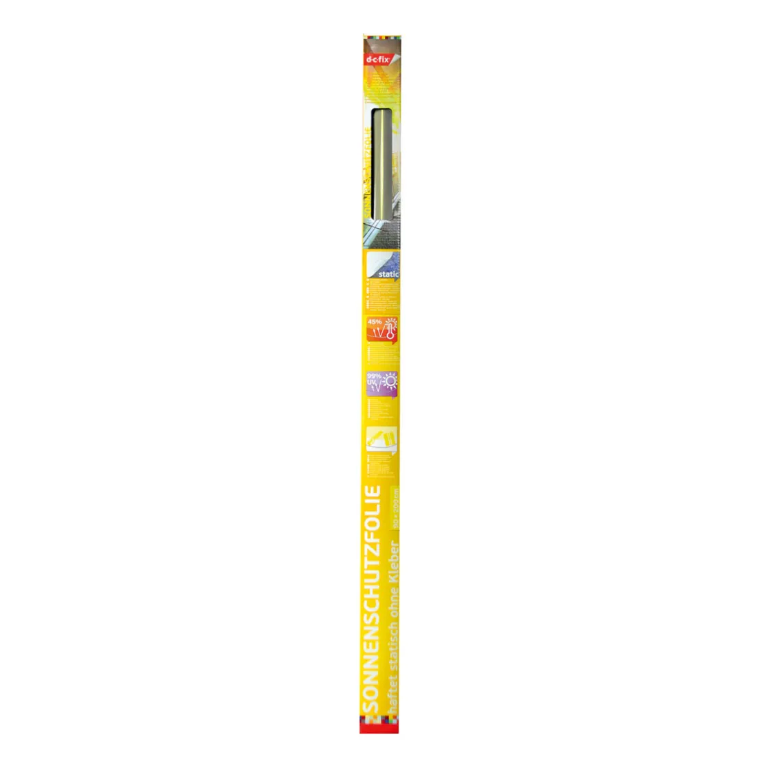 Sonnenschutzfolie statisch haftend 90x200 cm ^ d-c-fix