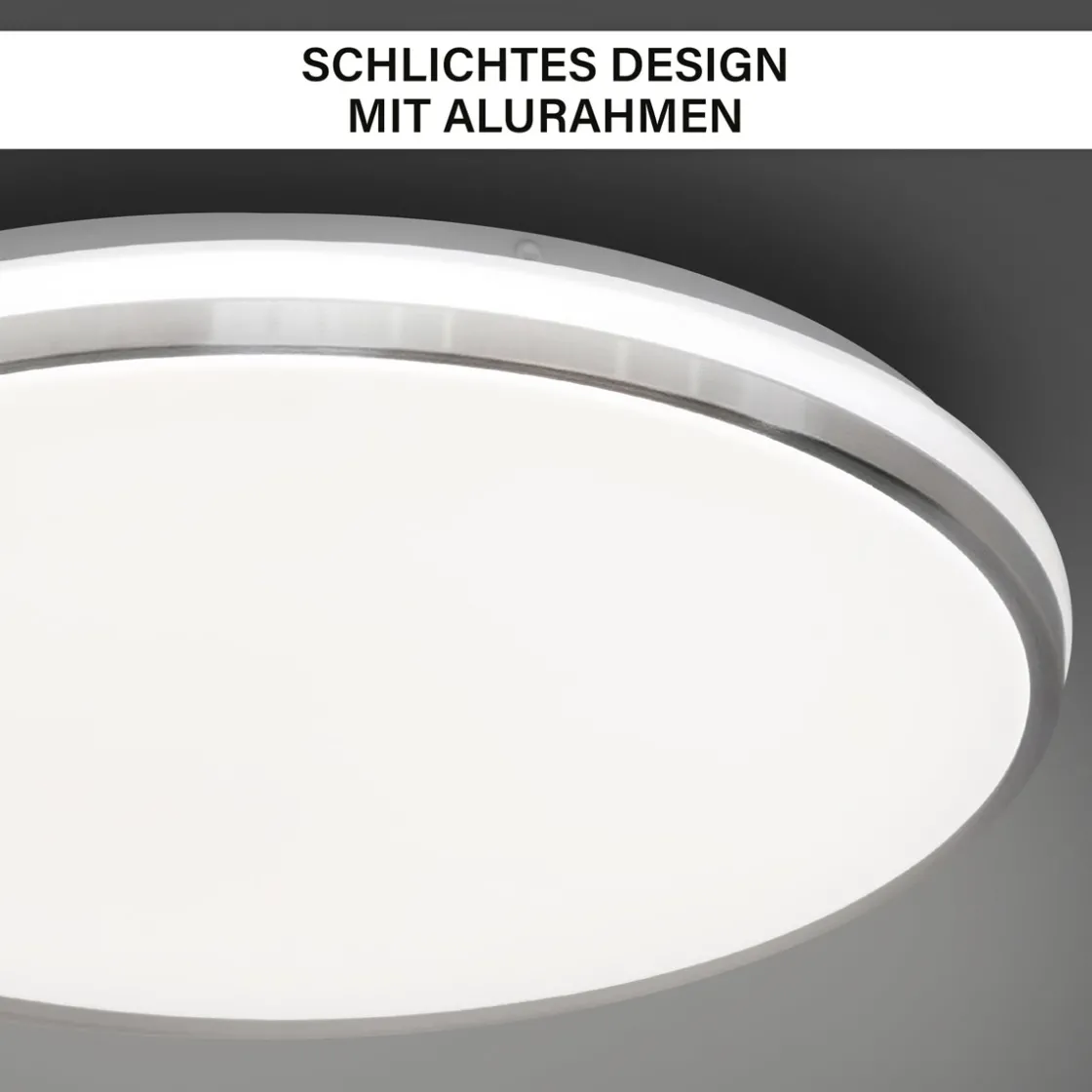 Decken- und Wandleuchte SHINING FRAME LED ALU 18W ^ Best