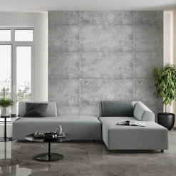 Decosa Wandpaneel Betonoptik grau 50x50 cm ^ Online