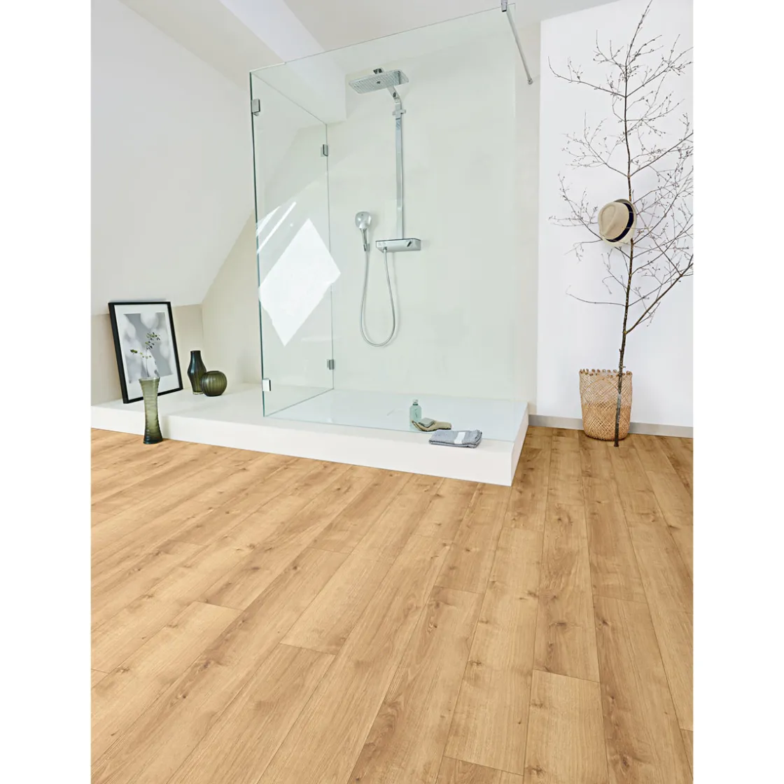 Designboden Modular ONE Eiche pure NaturHolzstruktur LHD, 1285x194x8 mm ^ Parador