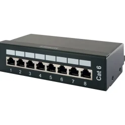 Desktop Patchpanel 8P CAT6 bis 250MHz ^ Schwaiger Clearance