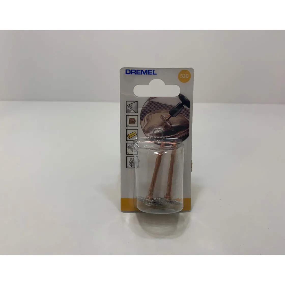 Edelstahlbürste Durchmesser 19 mm 2 Stück ^ Dremel New