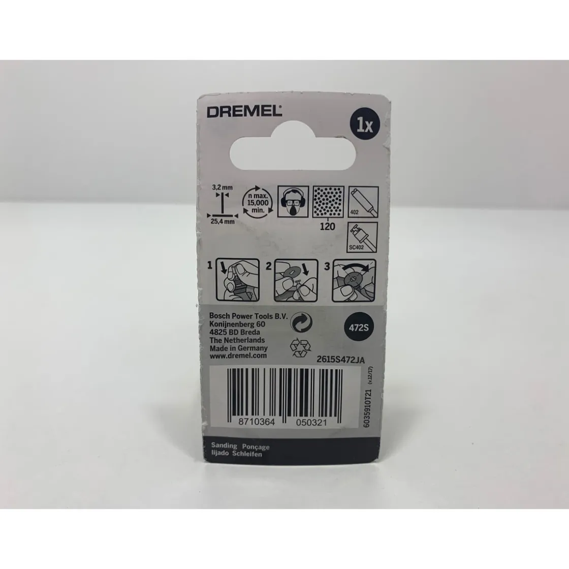 Feinschleifbürsten 472S grob 120 Körnung ^ Dremel Outlet