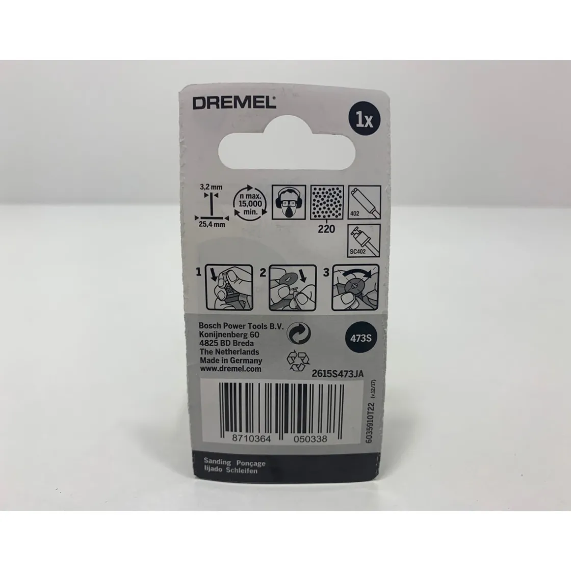 Feinschleifbürsten 473S grob 220 Körnung ^ Dremel Discount