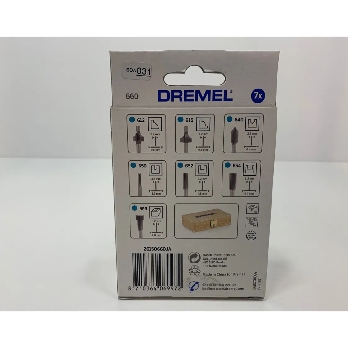 Fräser-Set 7-teilig ^ Dremel Best