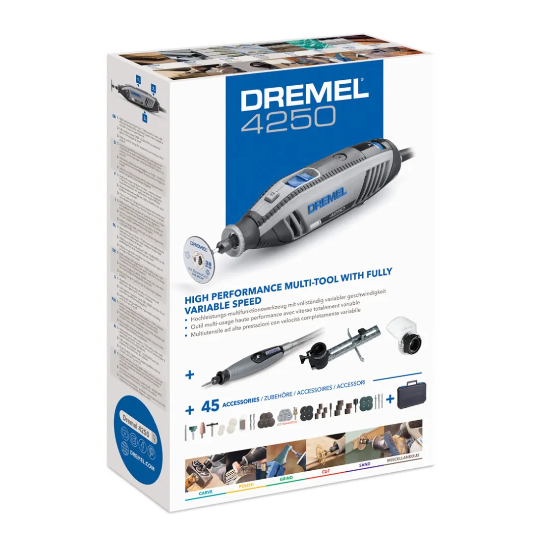 Multifunktionswerkzeug-Set 4250 50-teilig ^ Dremel Online