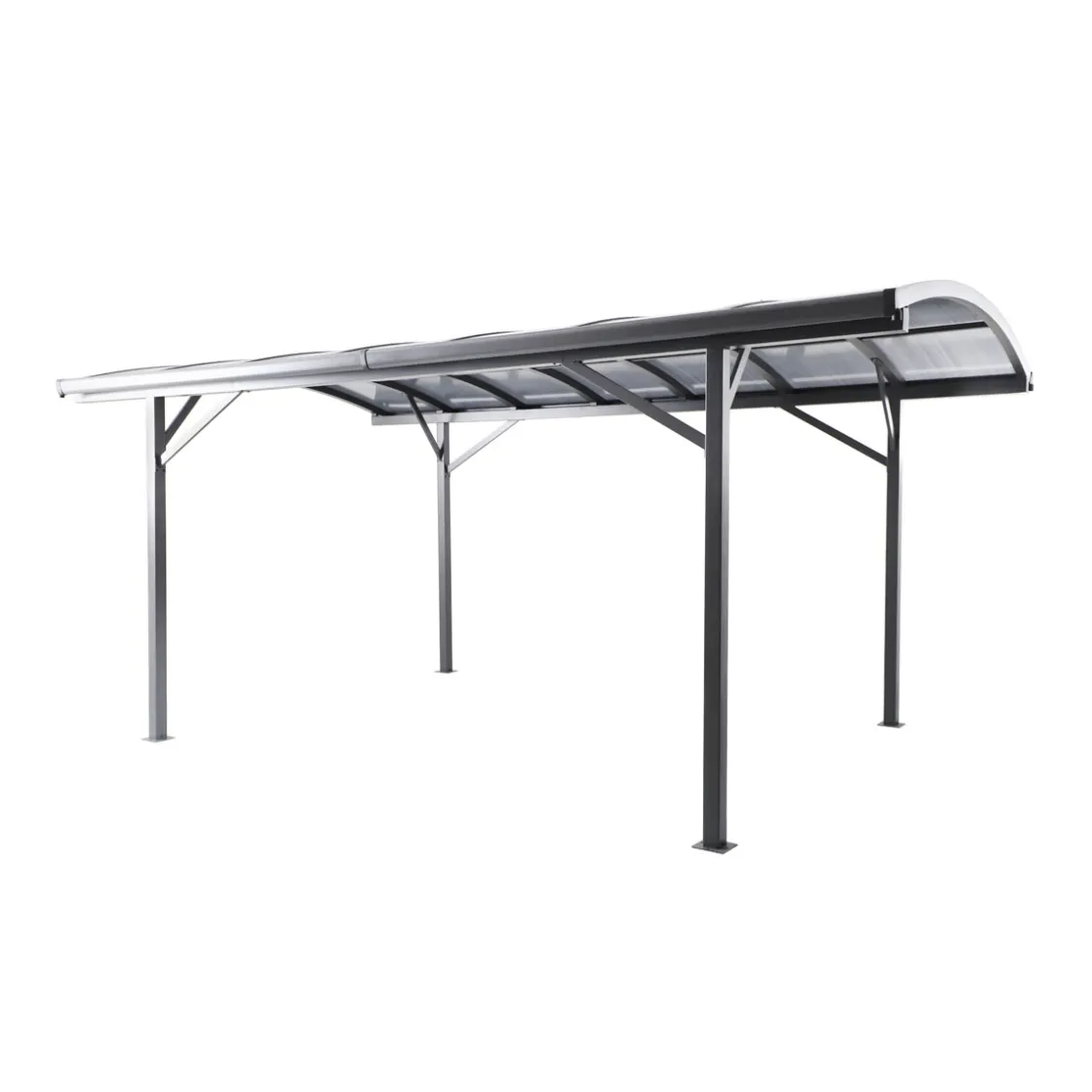 Aluminium-Carport antrahzit 2,9 x 2,4 x 5 m ^ Durabil Hot