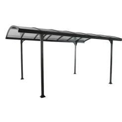 Aluminium-Carport antrahzit 2,9 x 2,4 x 5 m ^ Durabil Hot