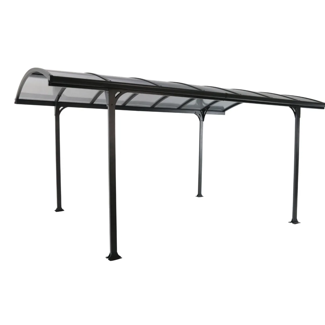 Aluminium-Carport antrahzit 2,9 x 2,4 x 5 m ^ Durabil Hot