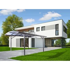 Aluminium-Carport antrahzit 2,9 x 2,4 x 5 m ^ Durabil Hot
