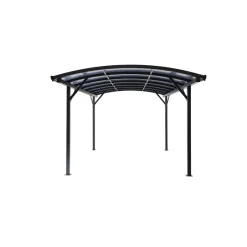 Aluminium-Carport antrahzit 2,9 x 2,4 x 5 m ^ Durabil Hot