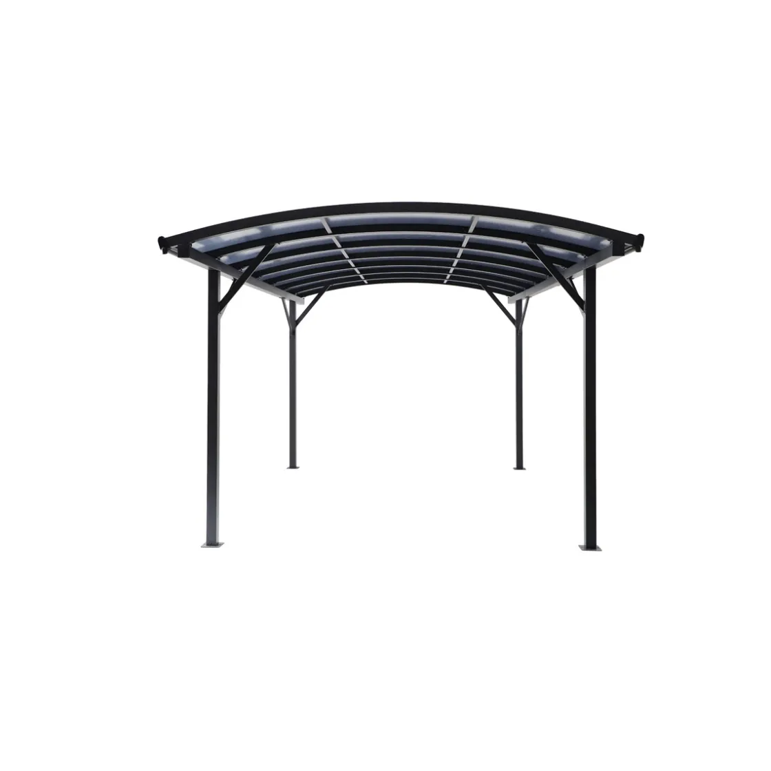 Aluminium-Carport antrahzit 2,9 x 2,4 x 5 m ^ Durabil Hot