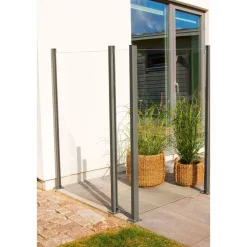 Glas-Windschutz klar 97,6 x 160 cm ^ Durabil Hot