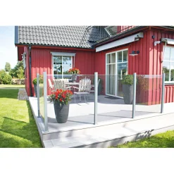 Glas-Windschutz 6 mm 228 x 1600 mm Einscheibensicherheitsglas klar ^ Durabil Clearance