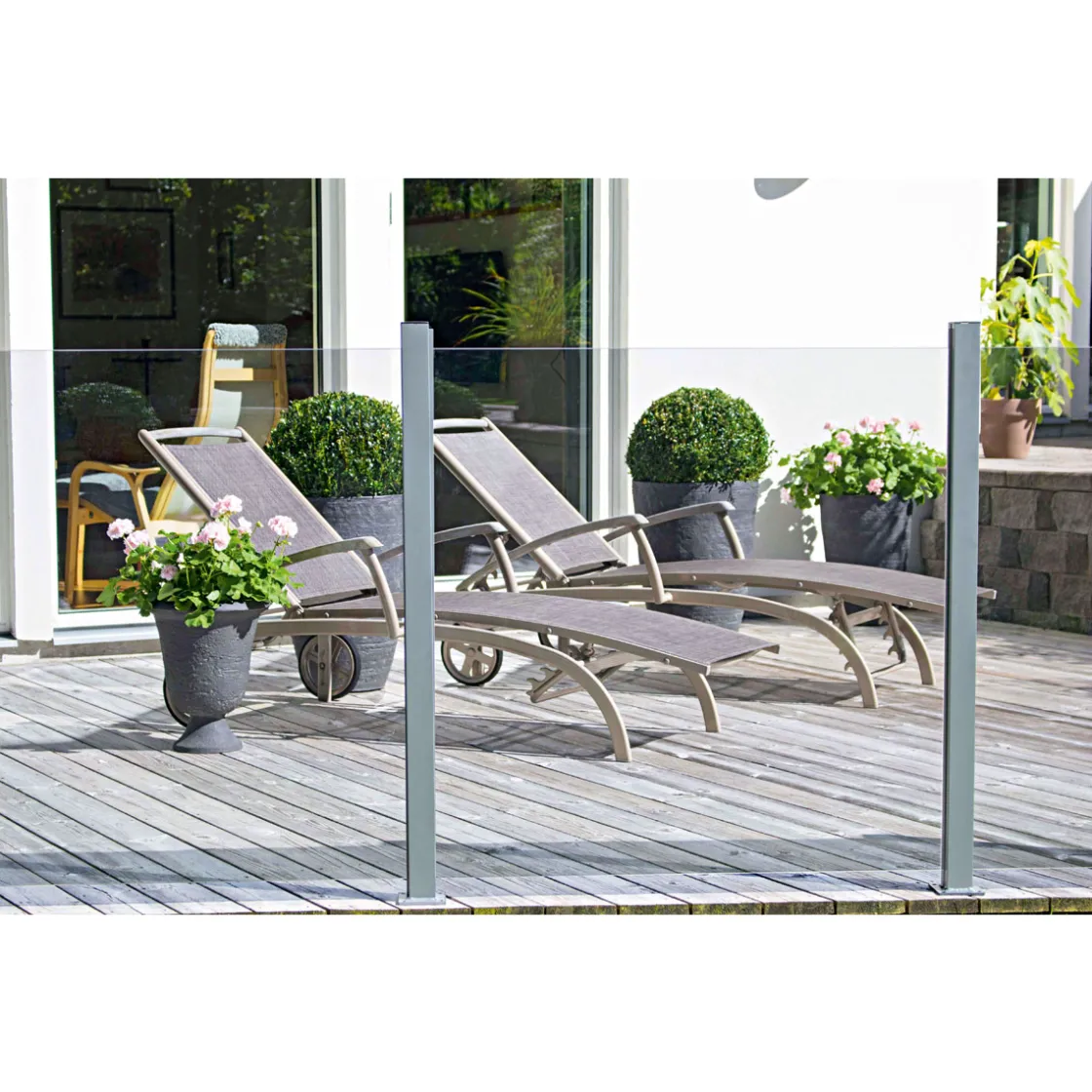 Glas-Windschutz 6 mm 228 x 1600 mm Einscheibensicherheitsglas klar ^ Durabil Clearance
