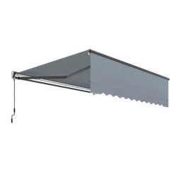 Halbkassettenmarkise 395x250cm für Wand- und Deckenmontage ^ Durabil Sale