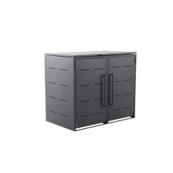 Metall-Mülltonnenbox Design für 2 x 240l ^ Durabil Hot