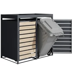 Mülltonnenbox Style für 2 x 240 L ^ Durabil Clearance