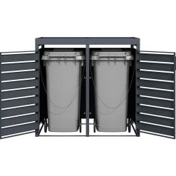 Mülltonnenbox Style für 2 x 240 L ^ Durabil Clearance