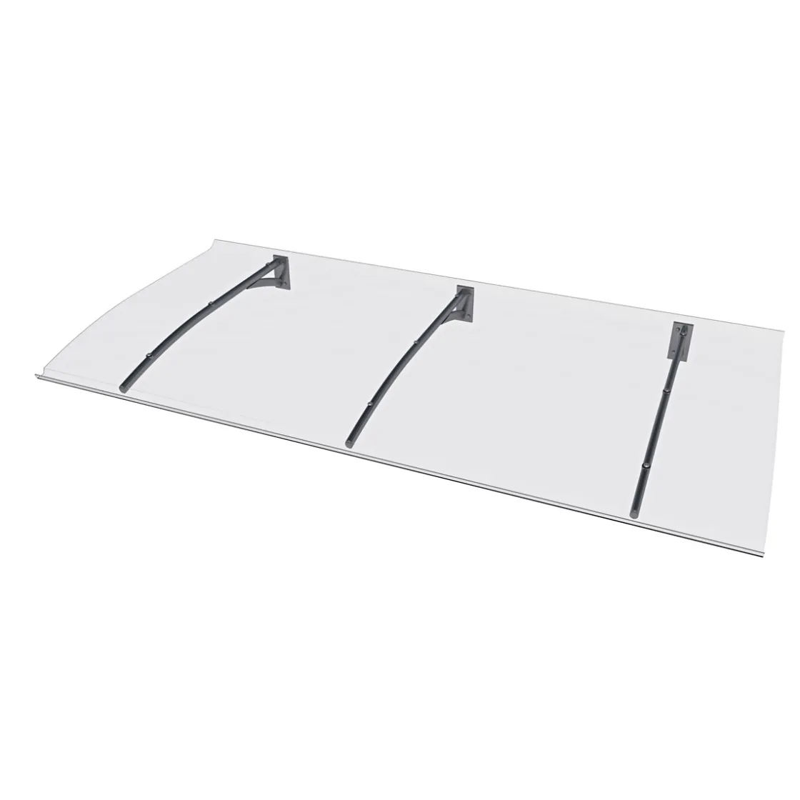 Pultvordach Typ PT Secco 200200x90x22 cm ^ Durabil Discount