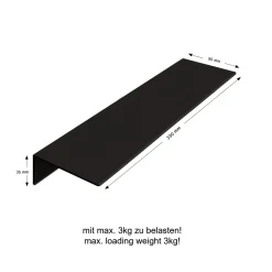 Duschablage zum Kleben Gr.MMatt, 35x330x95mm ^ Schulte