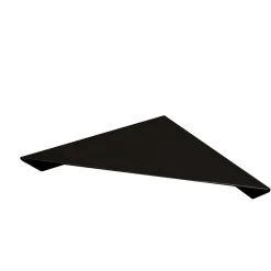 Duschablage zum Kleben, Ueber EckMatt, 35x230x230mm ^ Schulte New
