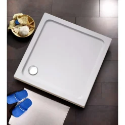 Duschwanne quadratisch 80x80x3cm weiss ^ Ottofond Outlet