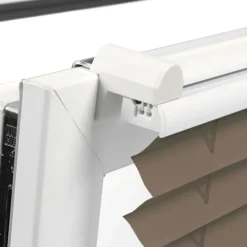 Easyfix Plissee mit 2 Bedienschienentaupe 80x130 ^ Gardinia Hot