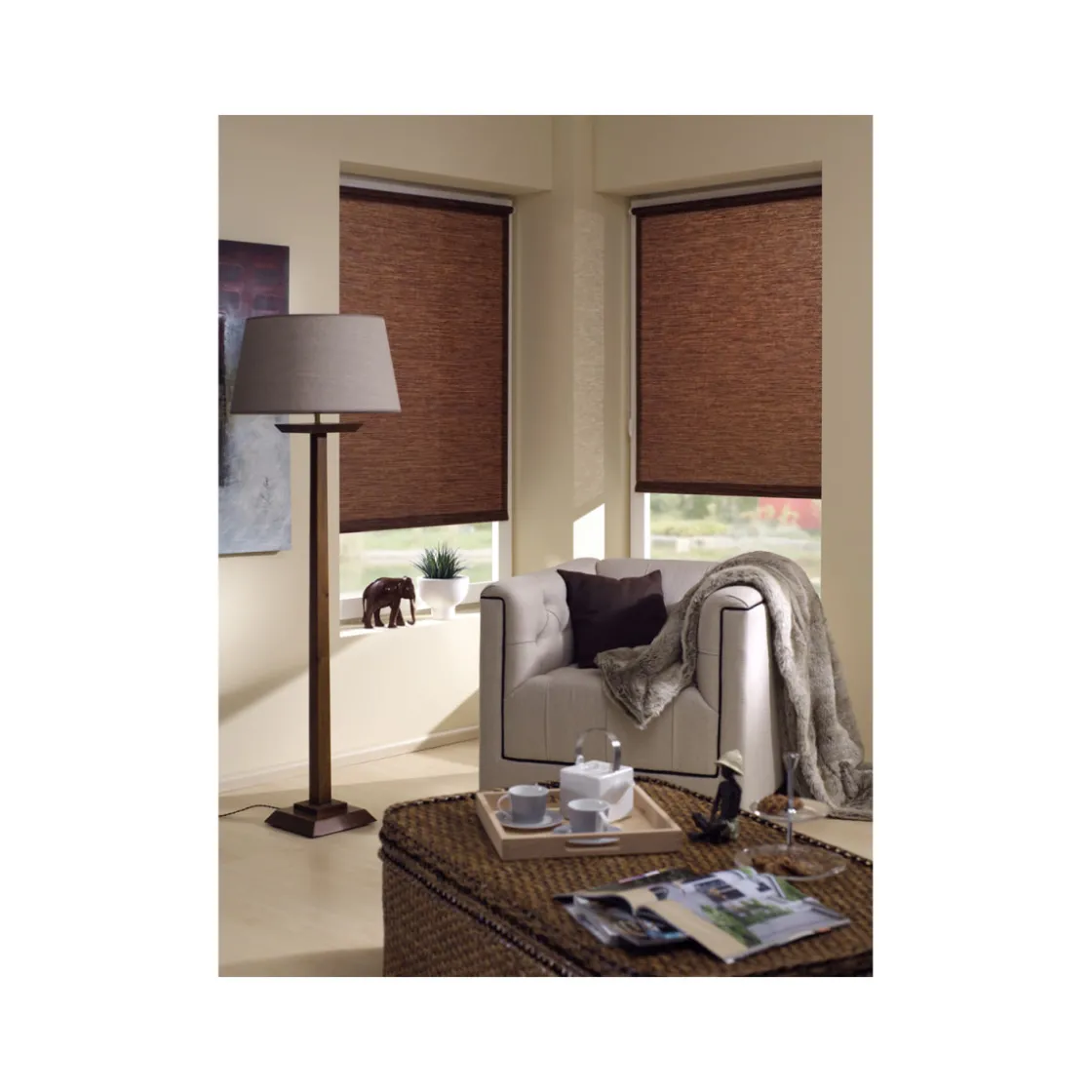 Easyfix Rollo natur nougat ^ Gardinia