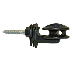 Eckisolator Super Durchmesser 8 mm schwarz 6 Stück ^
