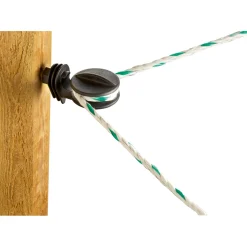 Eckisolator Super Durchmesser 8 mm schwarz 6 Stück ^