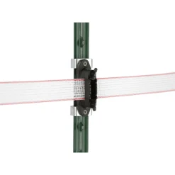 Eckisolator T-Post für Band und Seil schwarz 4 Stück ^ Discount