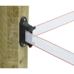 Eck- und Streckenisolator Profi schwarz für 40 mm 10 Stück ^