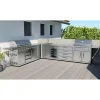 Edelstahl-Erweiterungsmodul Holzkohlegrill MGK-400 Premium ^