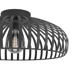 LED Deckenleuchte Mogano 3 schwarz ^ Eglo Online