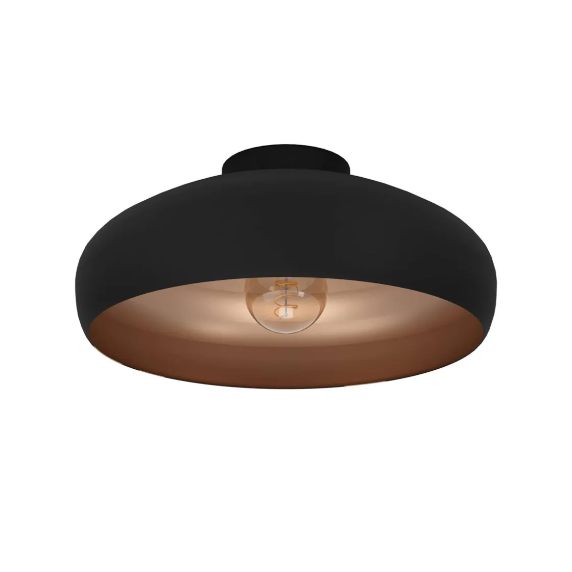 LED Deckenleuchte Mogano schwarz/kupfer ^ Eglo Best