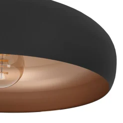 LED Deckenleuchte Mogano schwarz/kupfer ^ Eglo Best
