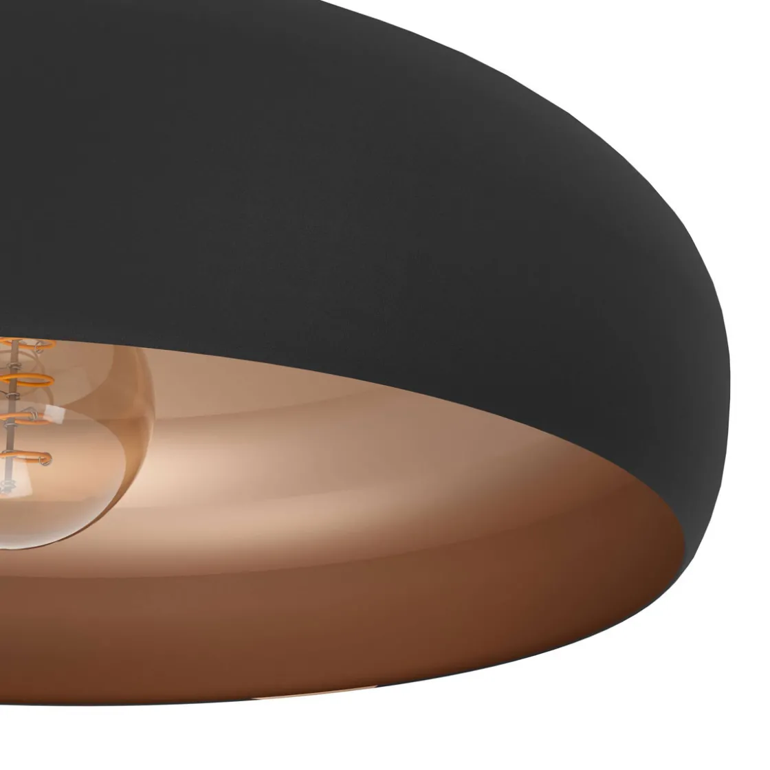 LED Deckenleuchte Mogano schwarz/kupfer ^ Eglo Best